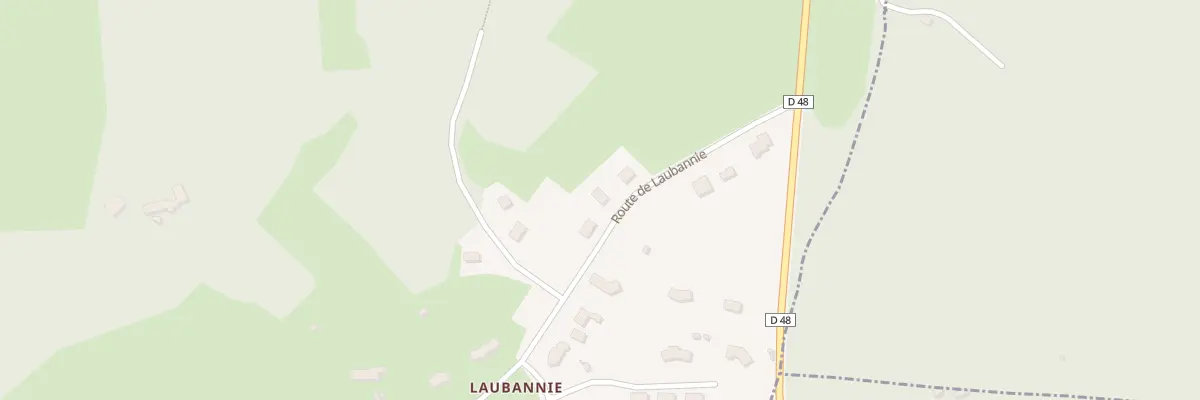 Plan du 1095 Rte de Laubannie à Anglars