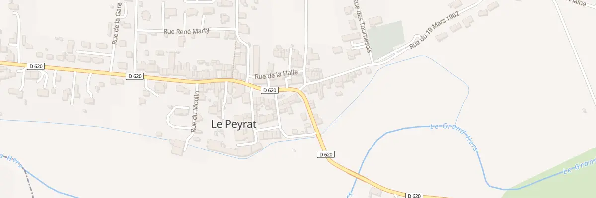 Plan du 4 Rue du 8 Mai 1945 au Peyrat
