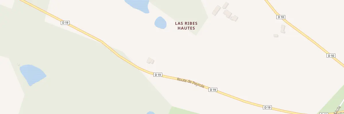 Plan du 5064 Las Ribes Hautes à Peyrole