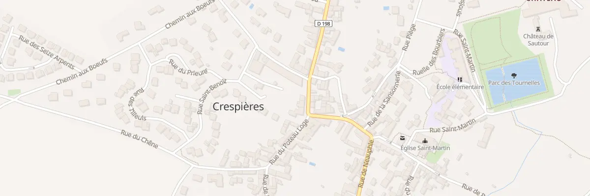 Plan du 9 Rue de Moncel à Crespières