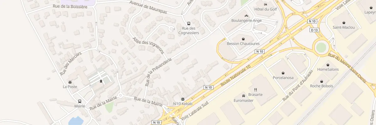 Plan du 19 Rue de la Prévenderie à Coignières
