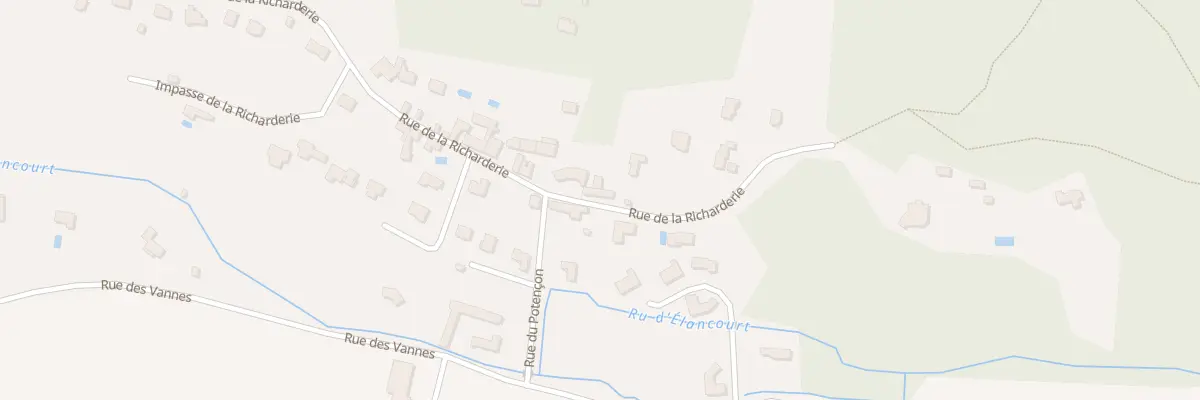 Plan du 31 Rue de la Richarderie à Jouars-Pontchartrain