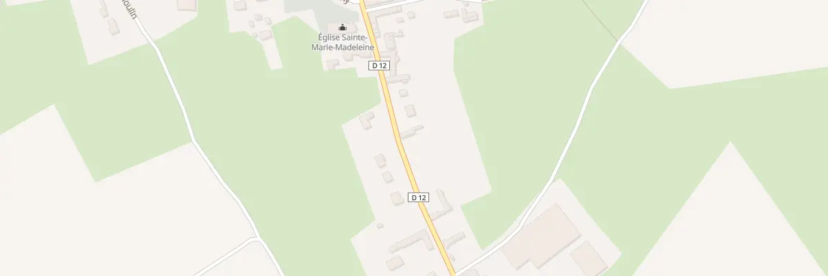 Plan du 11 Rue de Saint Riquier à Domvast