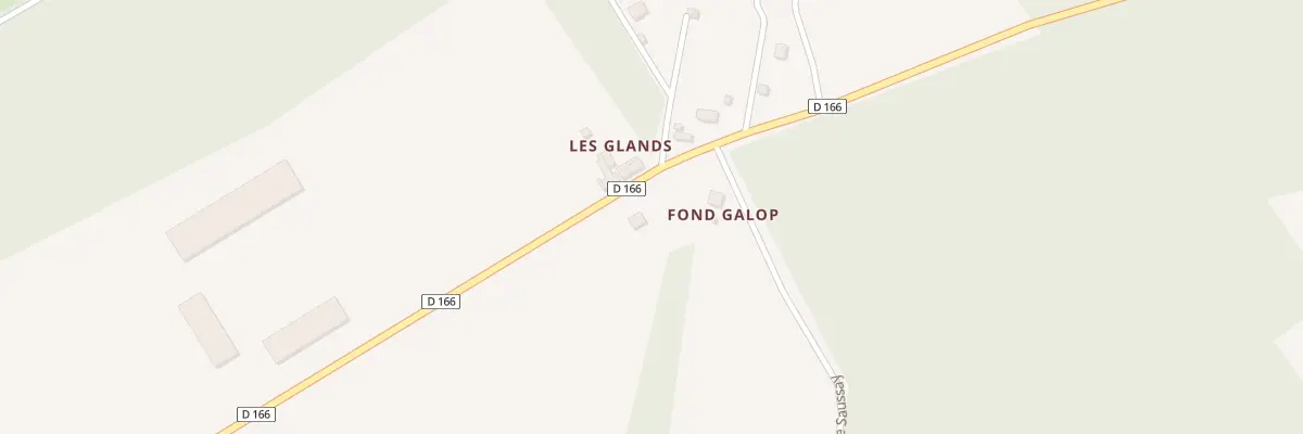 Plan du 199 Fond Galop à Labosse