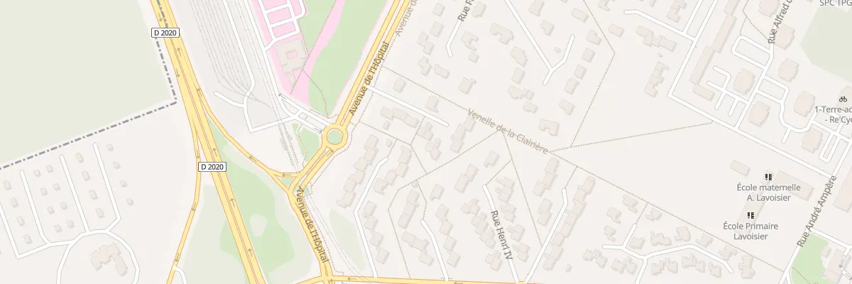 Plan du 10 Rue Madame de Sevigné à Orléans