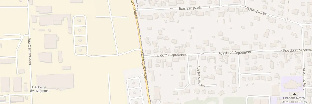 Plan du 2352 Rue du 28 Septembre à Marck