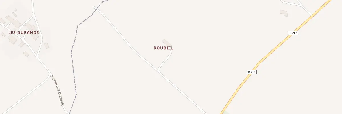 Plan du 68 Roubeil à La Pomarède