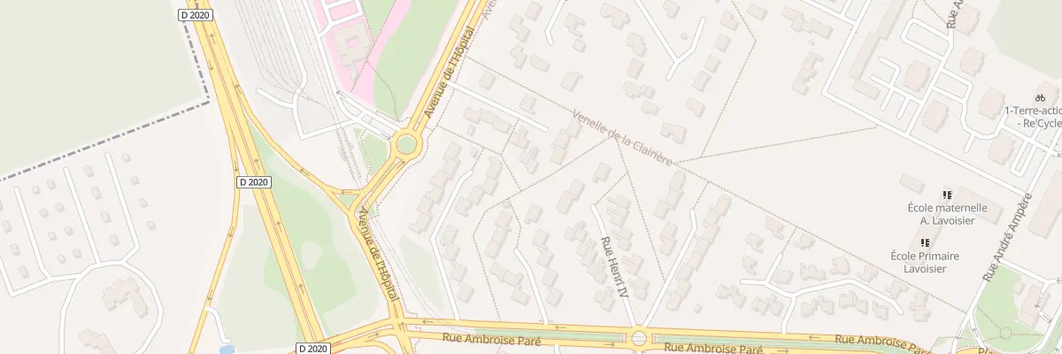 Plan du 14 Rue Madame de Sevigné à Orléans