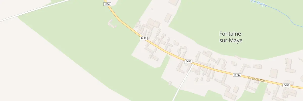 Plan du 28 Gr Grande Rue à Fontaine-sur-Maye