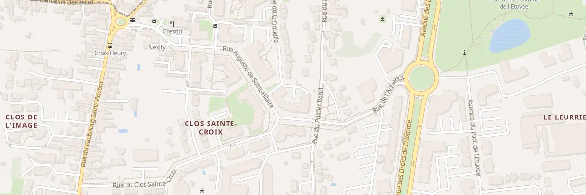 Plan du 2 Rue de la Douelle à Orléans