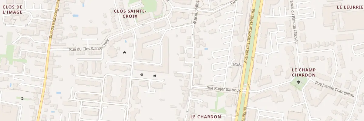 Plan du 97B Rue du Poirier Rond à Orléans