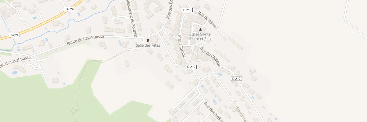 Plan du 33 Le Village à Villeneuve-la-Comptal