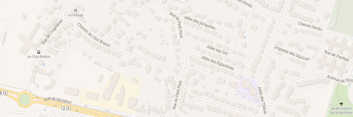 Plan du 28 Rue du Petit Pont à Maurepas