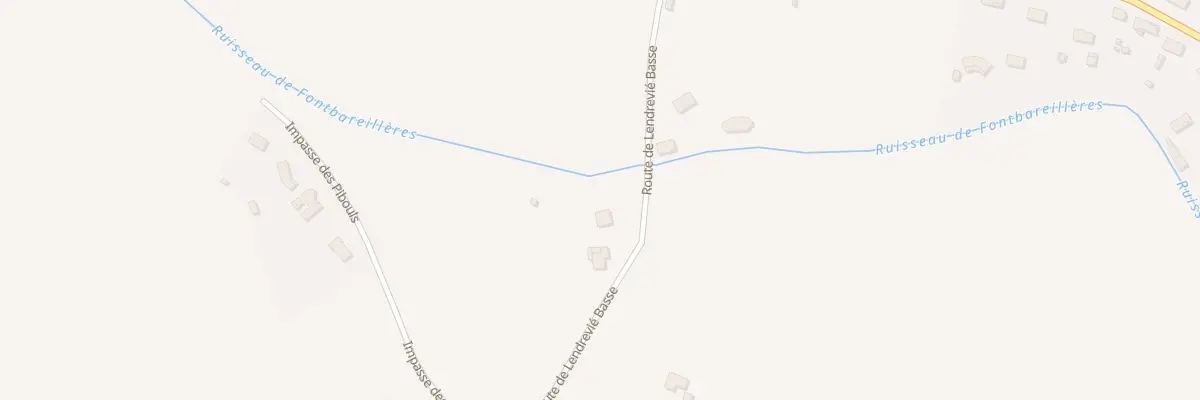 Plan du 777 Rte de Lendrevie Basse à Brens