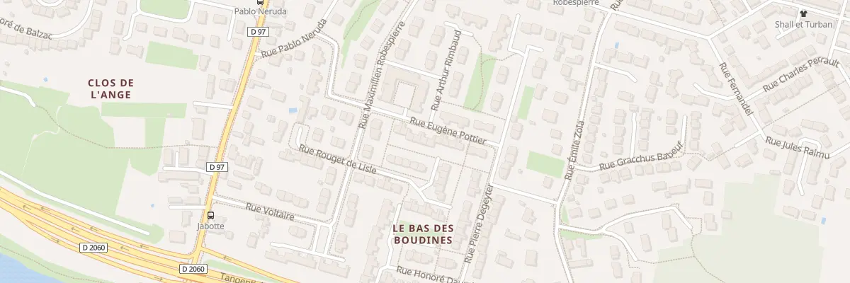 Plan du 15 Rue Eugène Pottier à Fleury-les-Aubrais