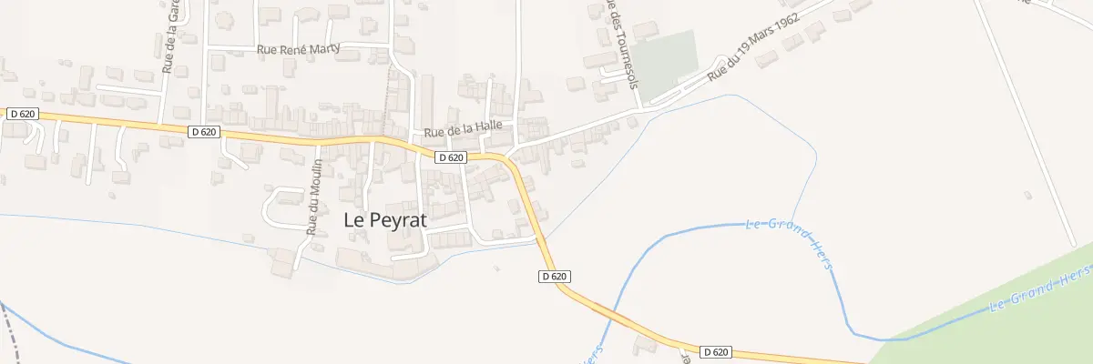 Plan du 6 Rue du 19 Mars 1962 au Peyrat