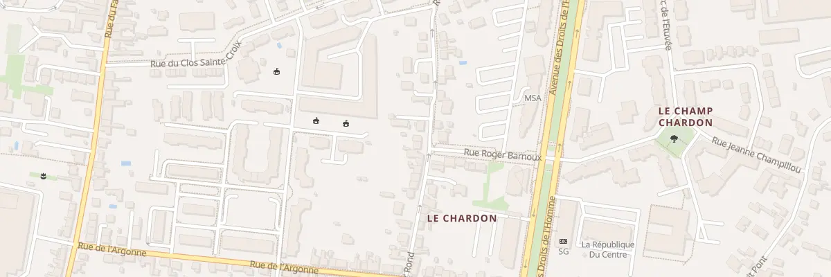 Plan du 91B Rue du Poirier Rond à Orléans