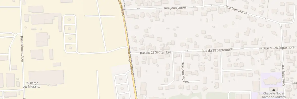 Plan du 2338 Rue du 28 Septembre à Marck