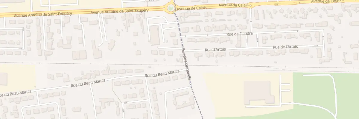 Plan du 134 Rue de Normandie à Calais