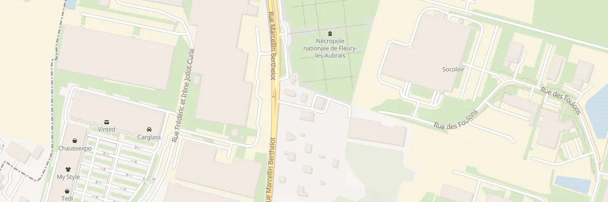 Plan du 360 Rue Marcelin Berthelot à Fleury-les-Aubrais