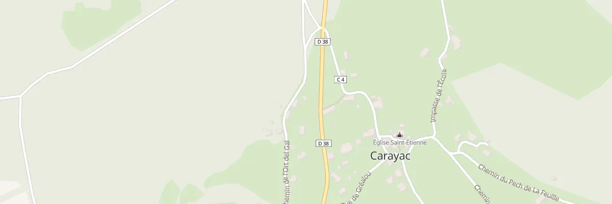 Plan du 5011 L’Ort Del Gal à Carayac