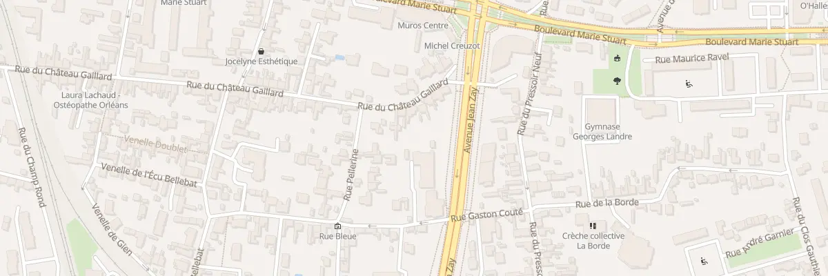 Plan du 68 Rue du Château Gaillard à Orléans