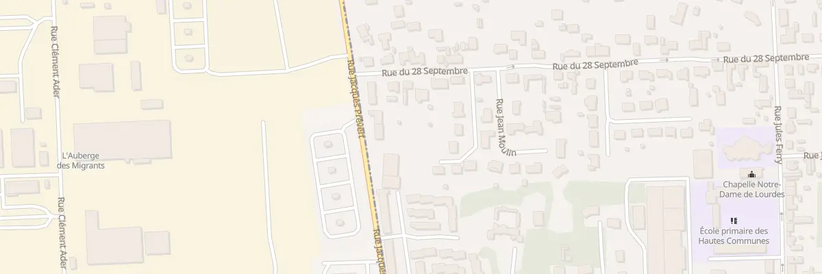 Plan du 2329 Rue du 28 Septembre à Marck