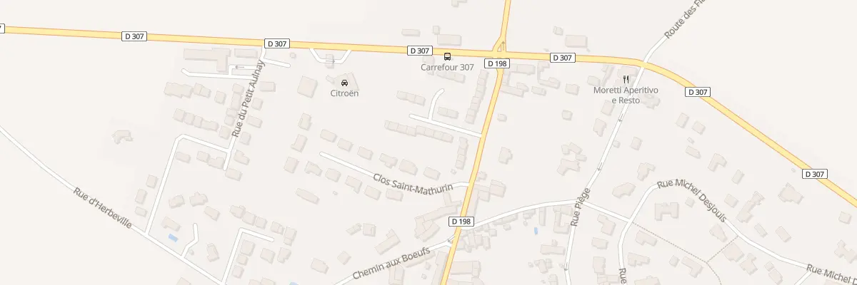 Plan du 3 Rue du Saut du Cerf à Crespières