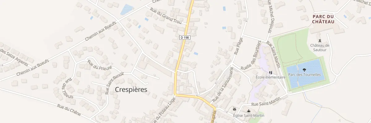 Plan du 30 Rue de Moncel à Crespières