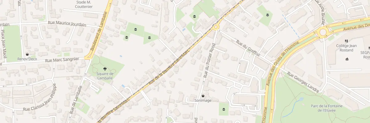 Plan du 42 Rue La Barriere Saint Marc à Orléans