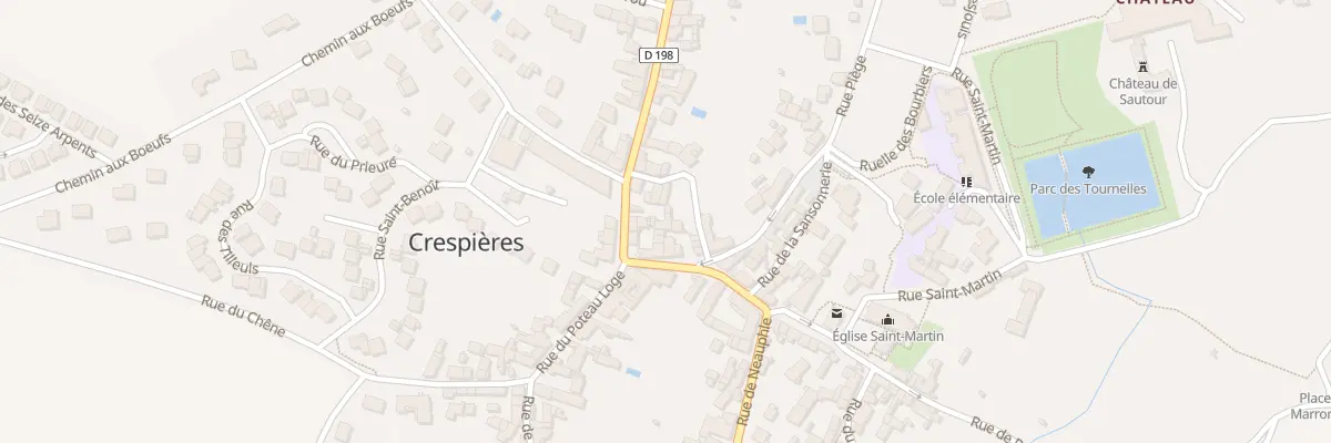 Plan du 22 Rue de Moncel à Crespières