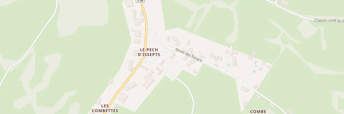Plan du 5067F Pech d’Issepts à Issepts