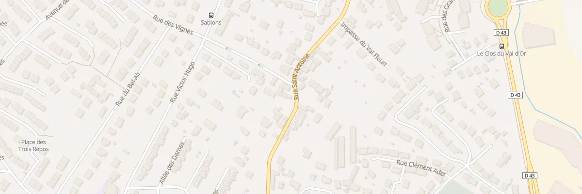 Plan du 35 Rue St Antoine à Ecquevilly
