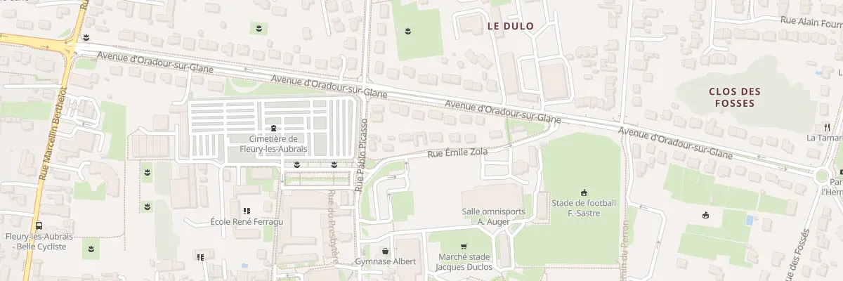 Plan du 11B Rue Emile Zola à Fleury-les-Aubrais