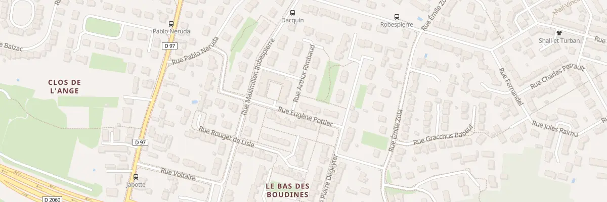 Plan du 12 Rue Eugène Pottier à Fleury-les-Aubrais