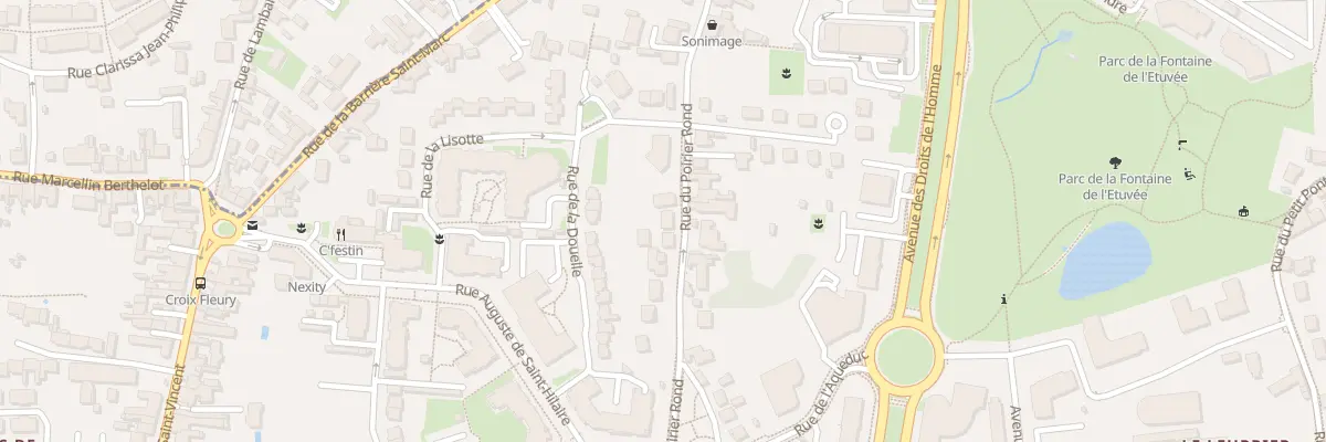 Plan du 133 Rue du Poirier Rond à Orléans