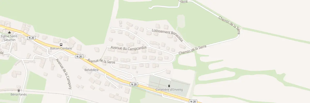 Plan du 3 Rue d’Ampardines à Enveitg