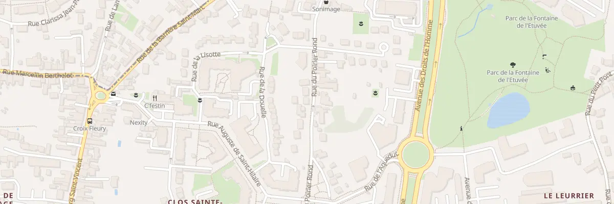 Plan du 129 Rue du Poirier Rond à Orléans