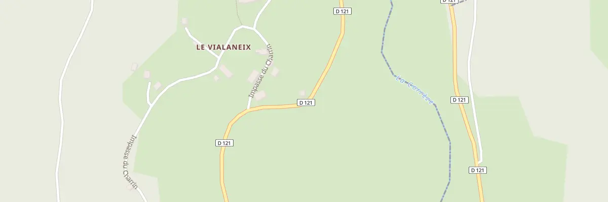 Plan du 5152 Le Vialaneix à Chaumeil