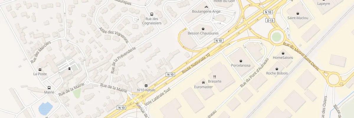 Plan du 140 Rte Nationale 10 à Coignières