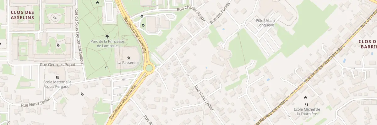 Plan du 30 Rue Henri Sellier à Fleury-les-Aubrais