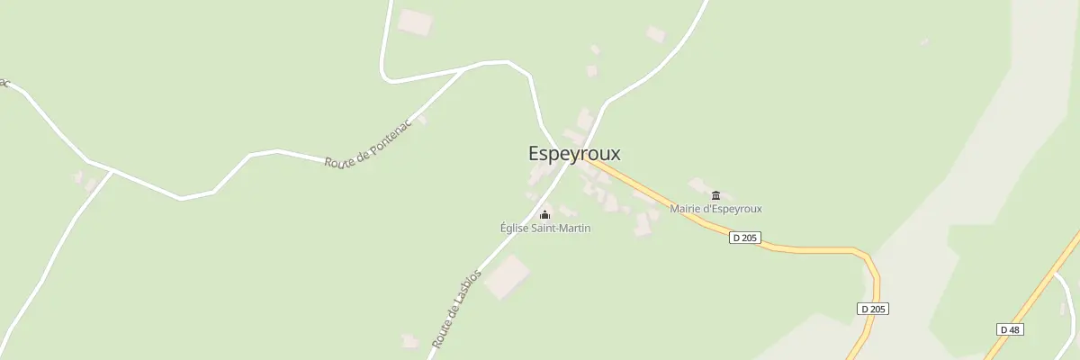 Plan du 11 Pl de l’Église à Espeyroux