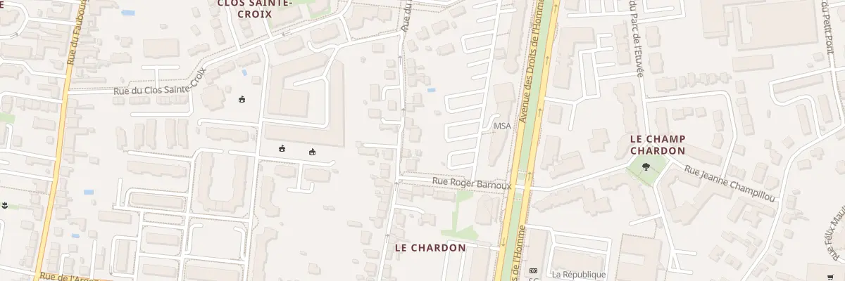 Plan du 94 Rue du Poirier Rond à Orléans
