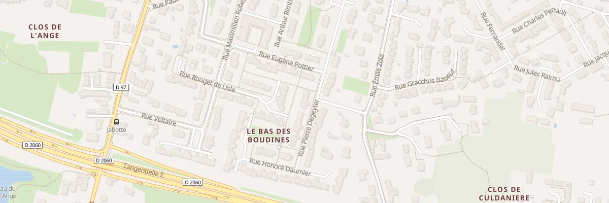 Plan du 15 Rue Pierre Degeyter à Fleury-les-Aubrais