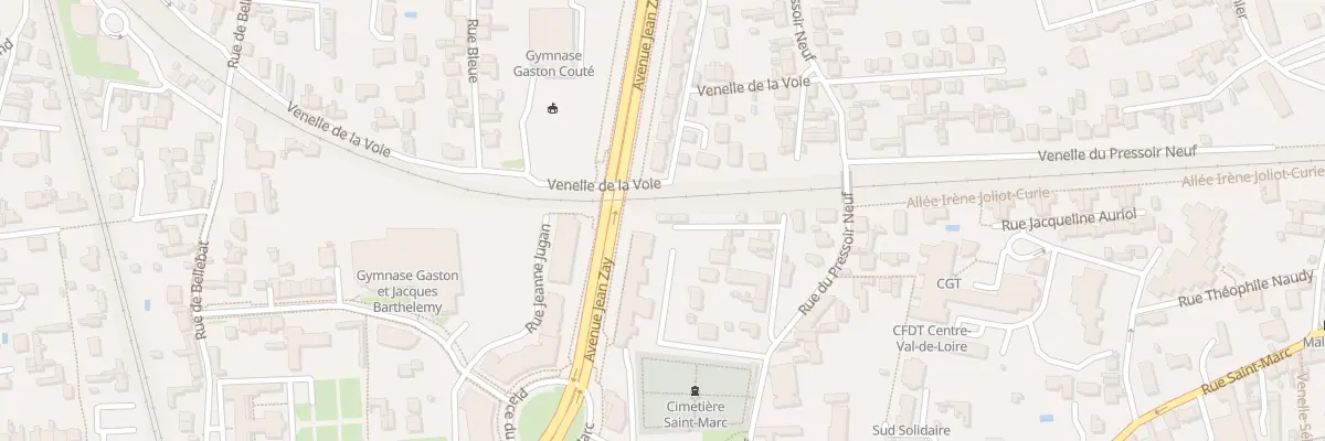 Plan du 35B Rue du Pressoir Neuf à Orléans