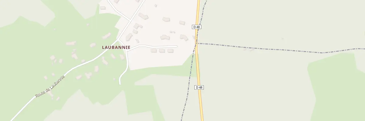Plan du 5584F Laubannie à Anglars