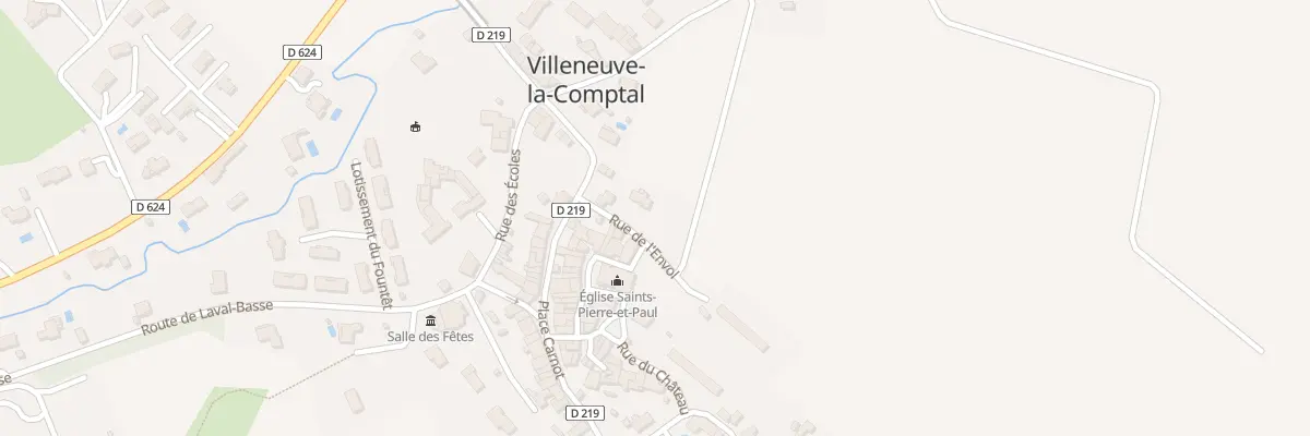 Plan du 1 Rue de l’Envol à Villeneuve-la-Comptal