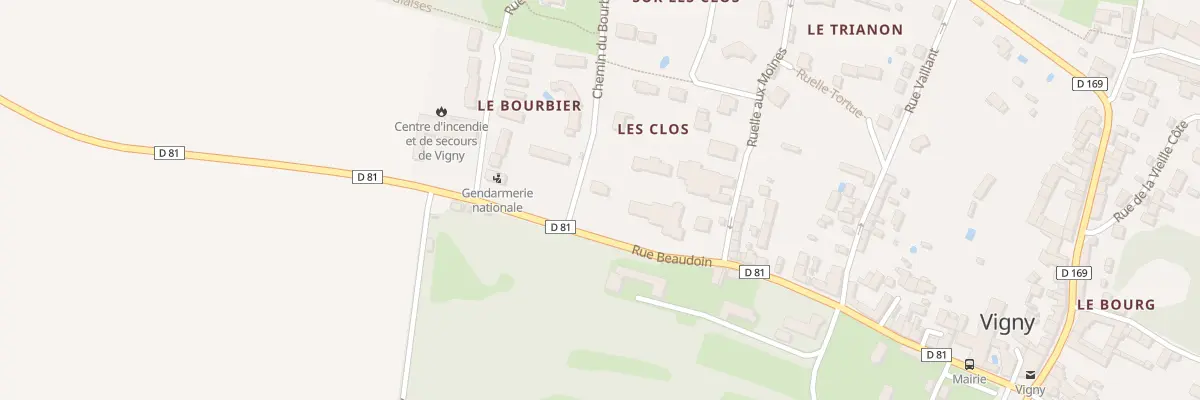 Plan du 46 Rue Beaudoin à Vigny
