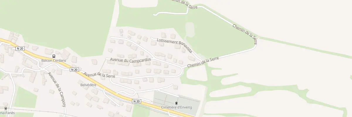 Plan du 4 Rue d’Ampardines à Enveitg