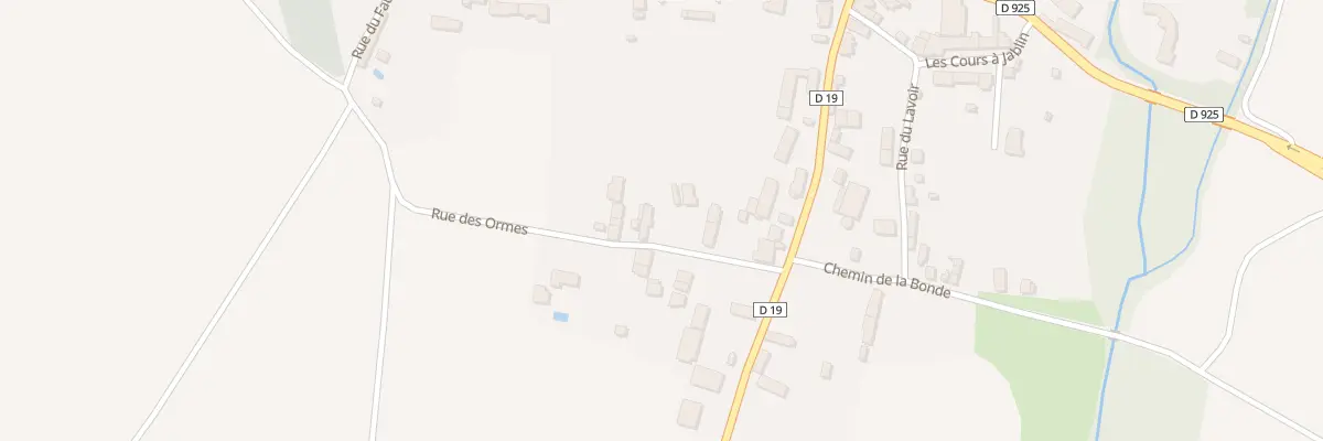 Plan du 8 Rue des Ormes à Vouillon
